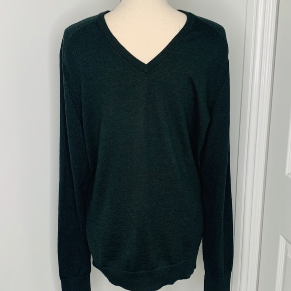 Men’s Express merino wool blend V neck sweater - Picture 1 of 3